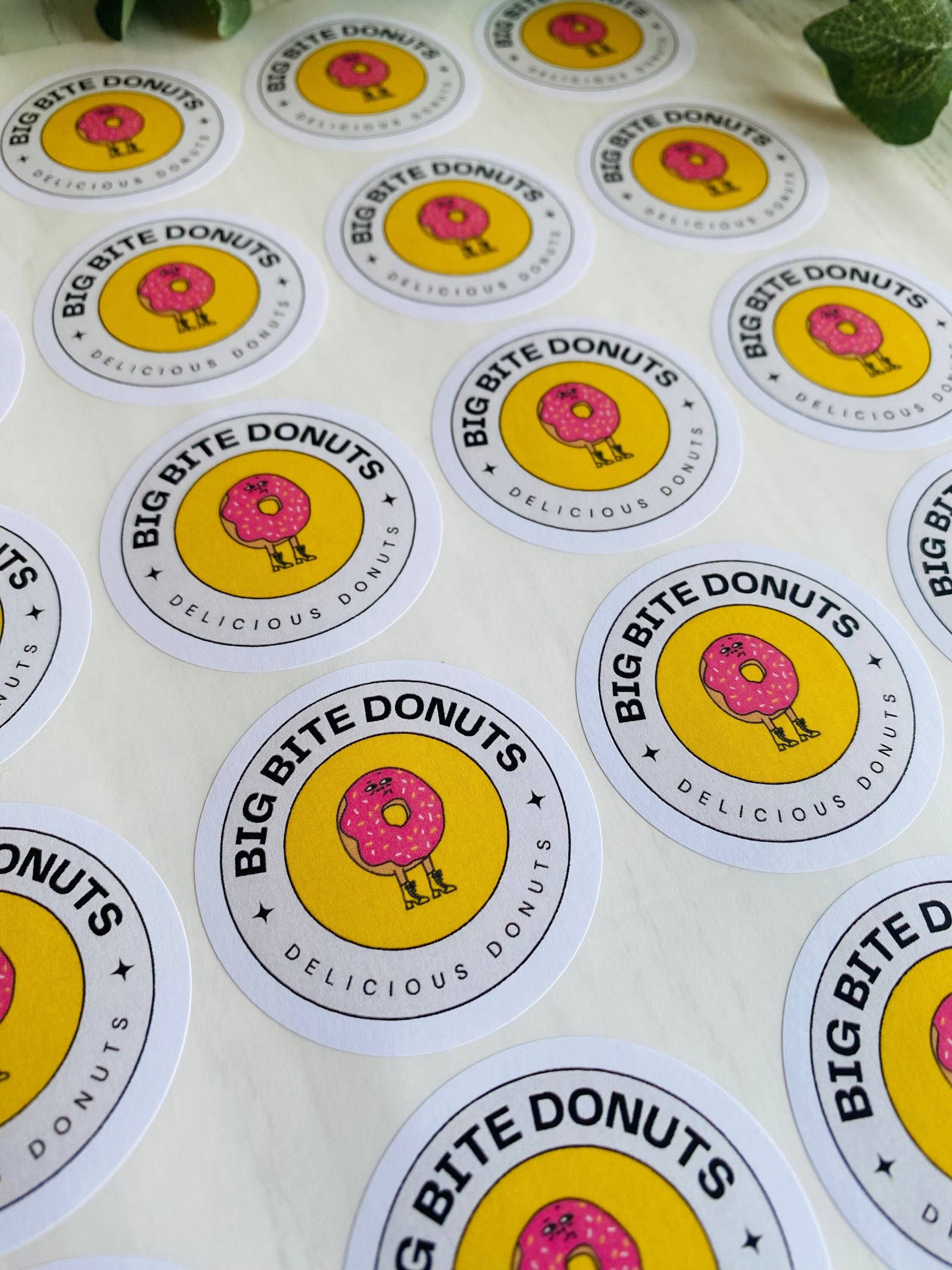 SR Creative Studio – wholesale Sticker – 51mm Round Personalised Logo Stickers, Matte Finish8