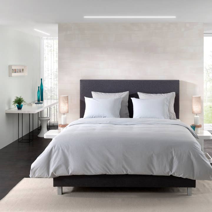 Oxford Dynebetræk Sæt 240 Providence Blå for engroshandel hos Heckettlane