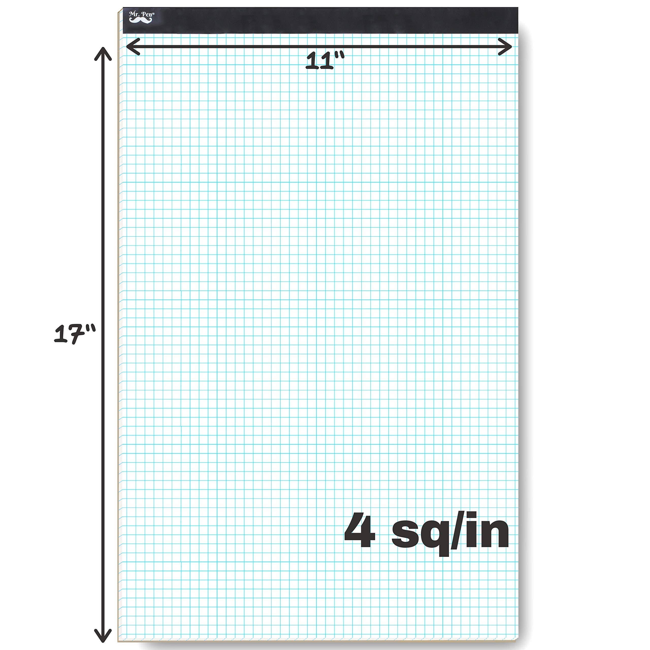 Mr. Pen - Venta al por mayor Libretas - Papel cuadriculado 4x4 Sr. Pen - Perfecto para dibujo de precisión1