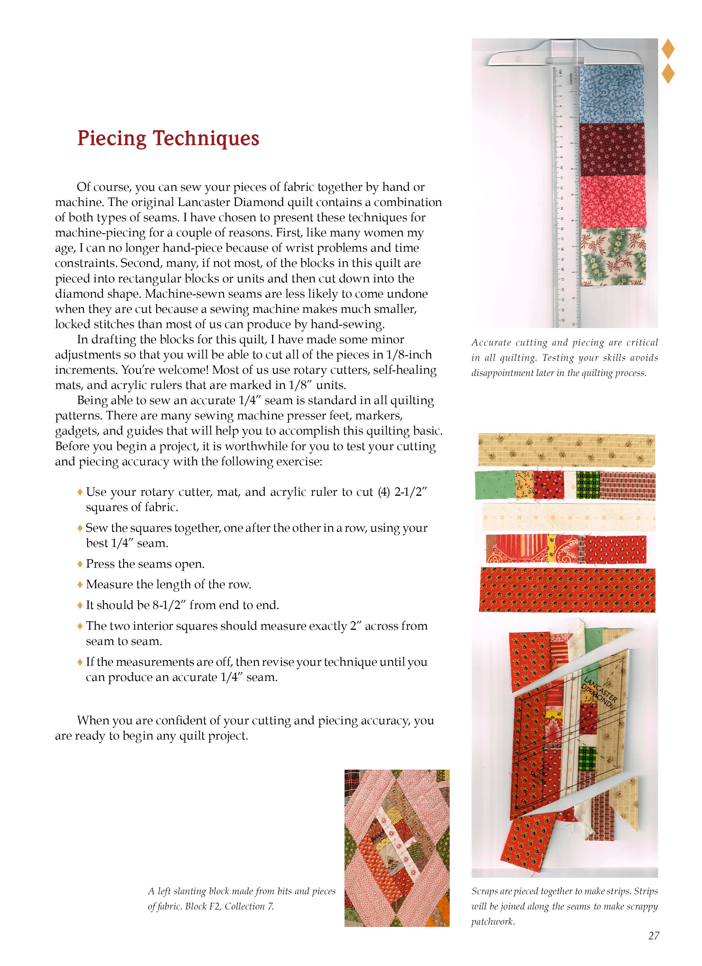 Schiffer Publishing – wholesale Crafts, Hobbies & DIY – Making the Lancaster Diamond Sampler1