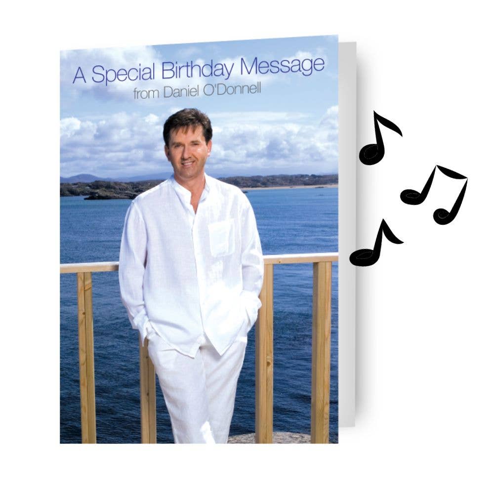 Danilo Promotions Ltd – wholesale Birthday card – Daniel O'Donnell Birthday Sound Card0