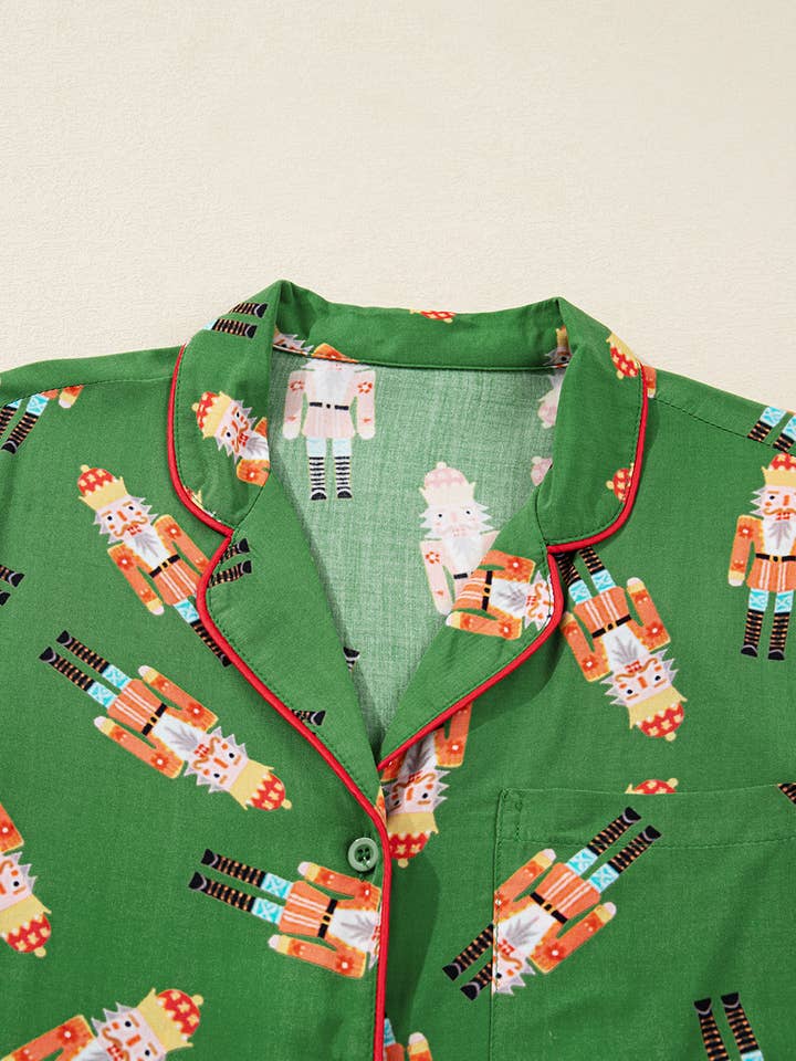 FASHION BLVD - Wholesale Sleepwear Set - Women's - FB Christmas Bow Cuffed Long Sleeve Pajama Set14