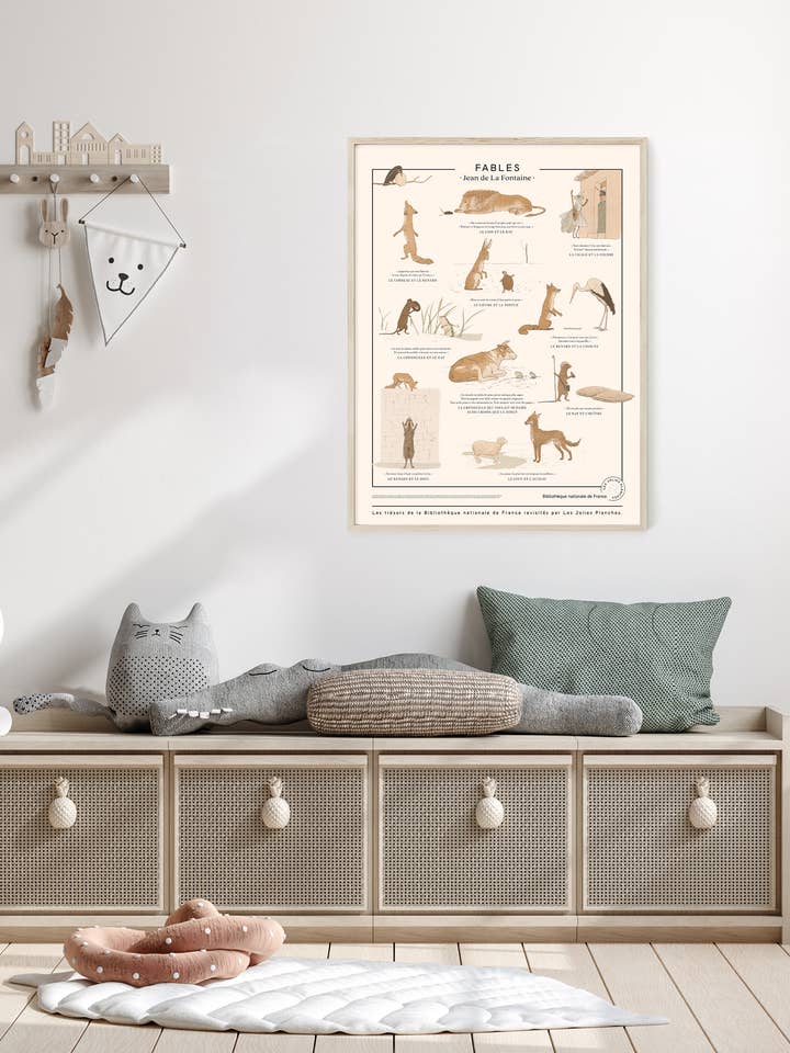 Fables de La Fontaine, Bibliothèque nationale de France pour la vente par Les Jolies Planches