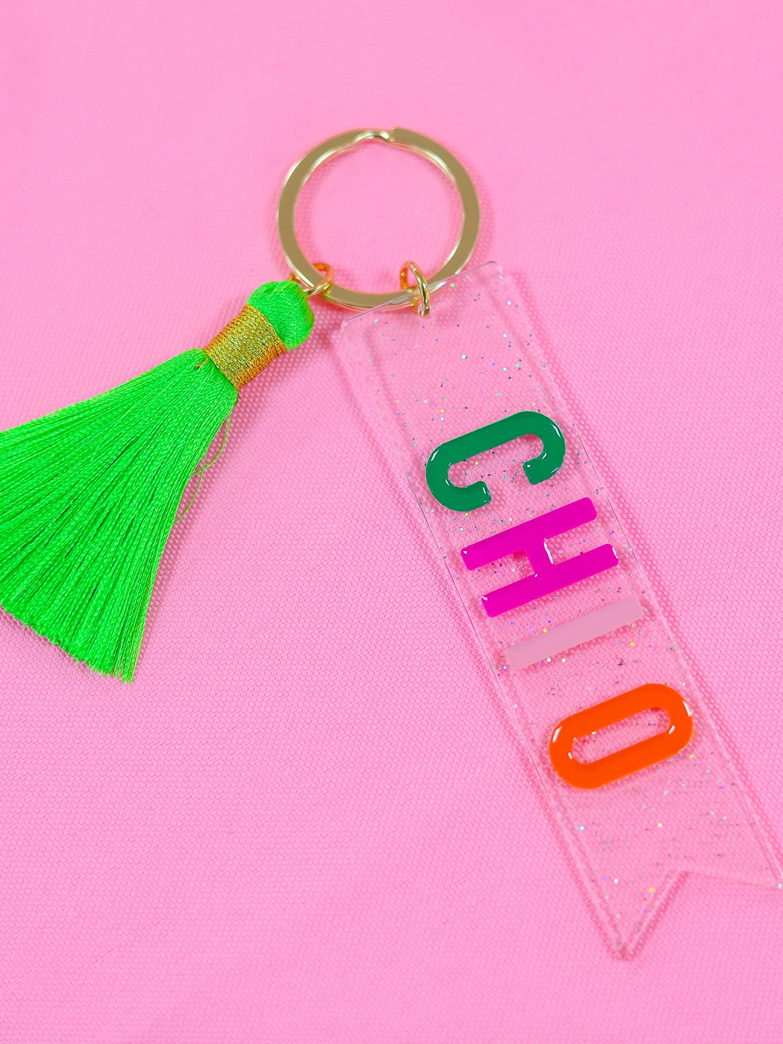 Duo Threads - Wholesale Keychain - Women's - Tassel Sorority Key Fob32