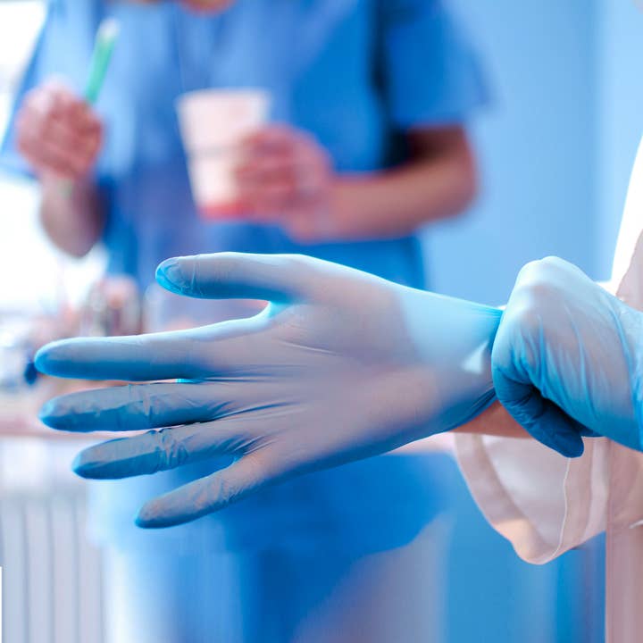 ESKAY Products - Wholesale Cleaning Gloves - Nitrile Exam Disposable Gloves | Powder Free | Blue