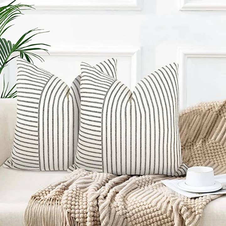 Delmar Decor - Wholesale Throw Pillow Cover - Pinstripe Pillow cover