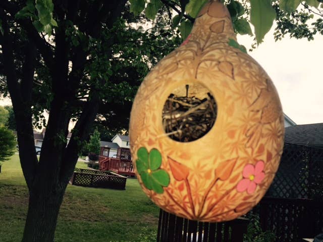 Blossom Inspirations - Wholesale Bird House - Forest Birdhouse Gourd7