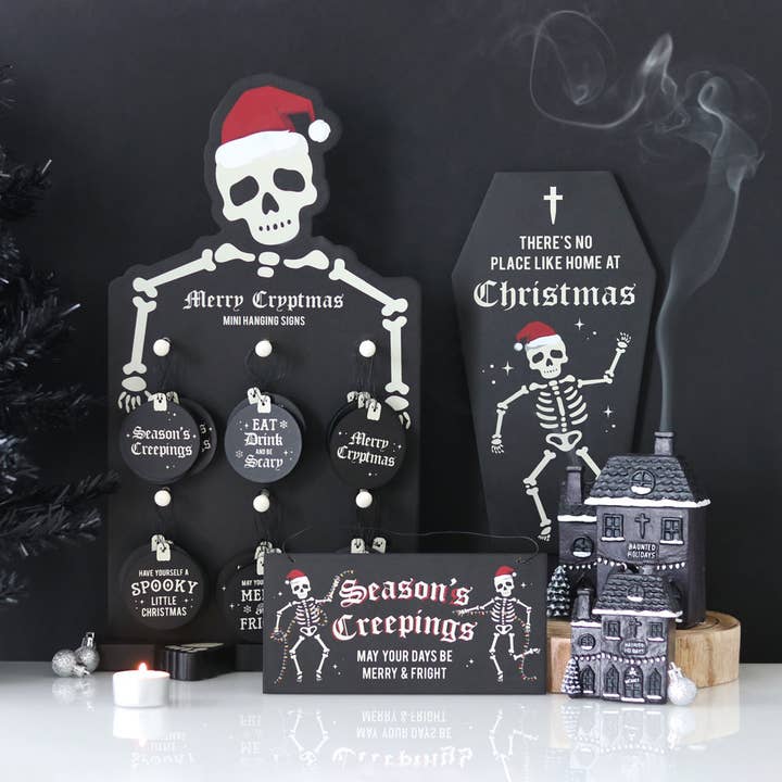 Something Different Wholesale - Wholesale Incense Holder - Haunted Holiday House Gothic Christmas Incense Cone Burner5