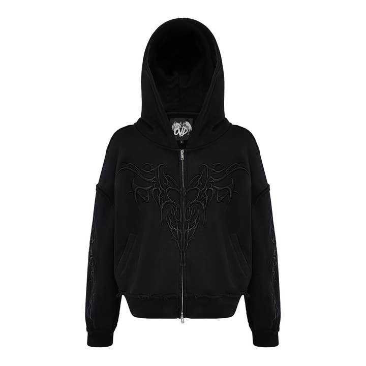 "DRKSAINT" ZIP UP for wholesale by The Dark Triad Shadows