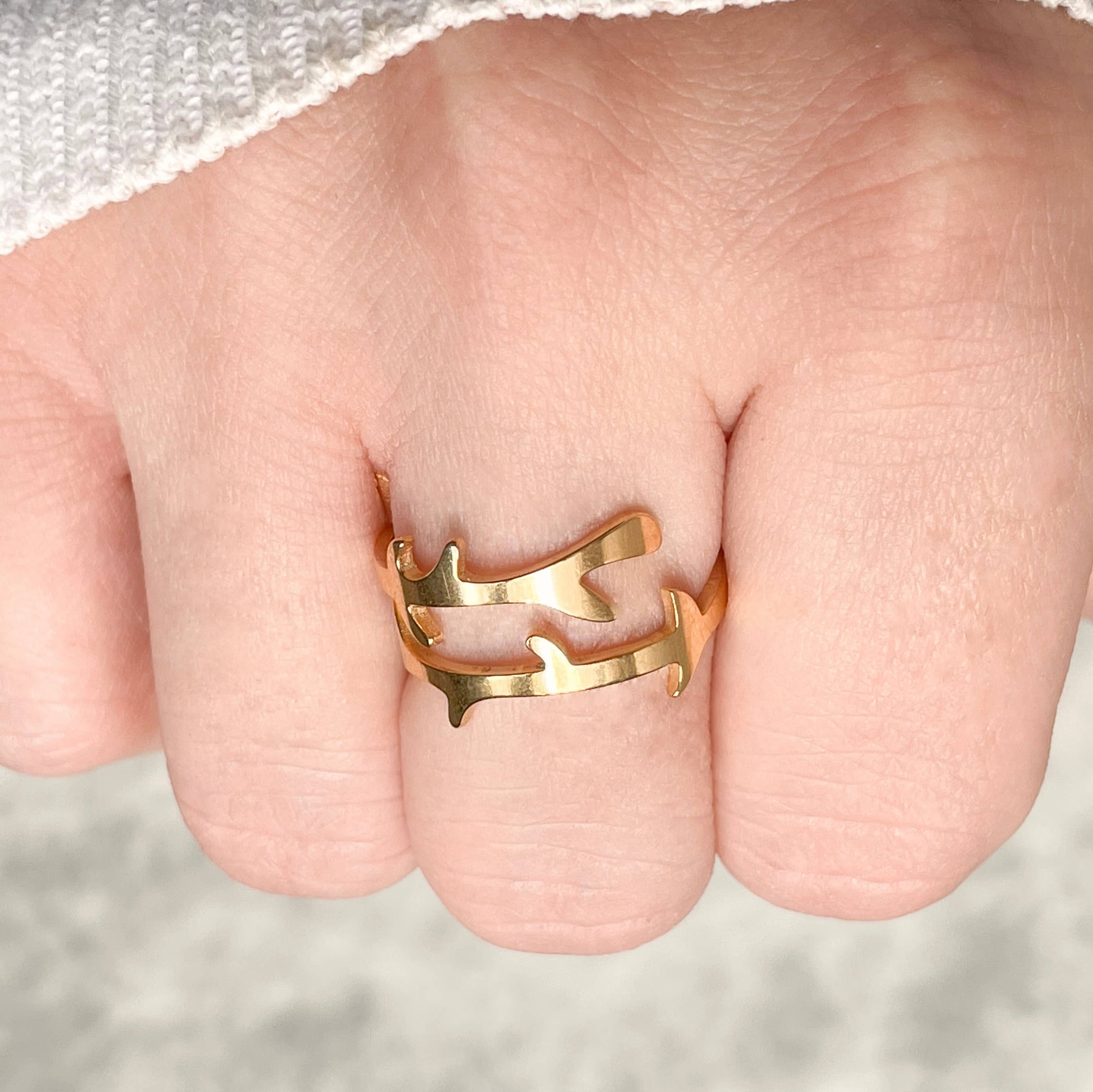 Blueyejewelry - Wholesale Band/Stacked Ring - Open Branch Ring - Tarnish-free Adjustable Tree Branch Ring 4