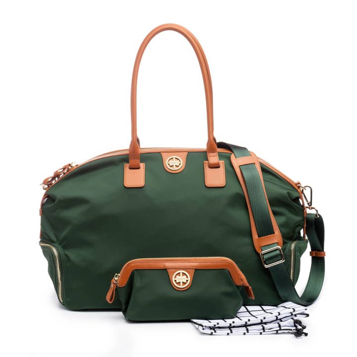 BIRDIE Gym Bag - Hunter Green for wholesale by JEMMA