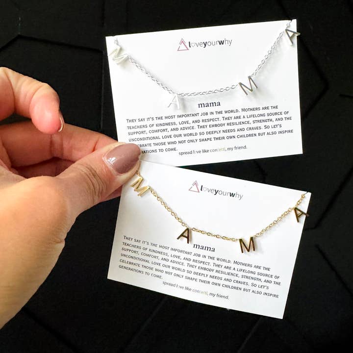 Love Your Why - Wholesale Pendant/Charm Necklace - Mama necklace1