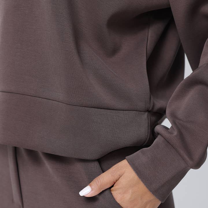 Sodalemon - Wholesale Sweatshirt - Women's - Women Cloud-Like Air Layer Soft Long Sleeve Yoga Sweatshirt7