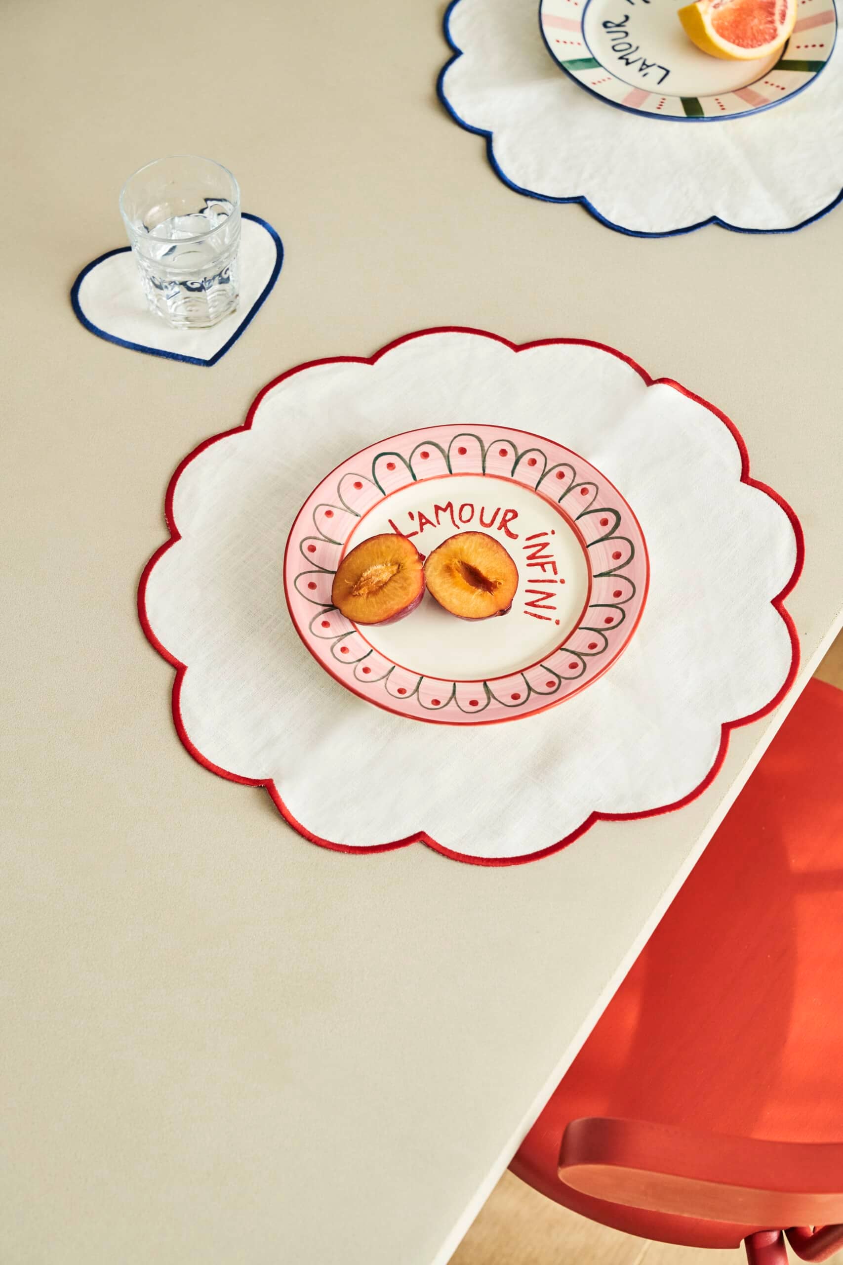 ACTOS - Wholesale Dinner Plate - L'Amour Infini Ceramic Dessert Plate4