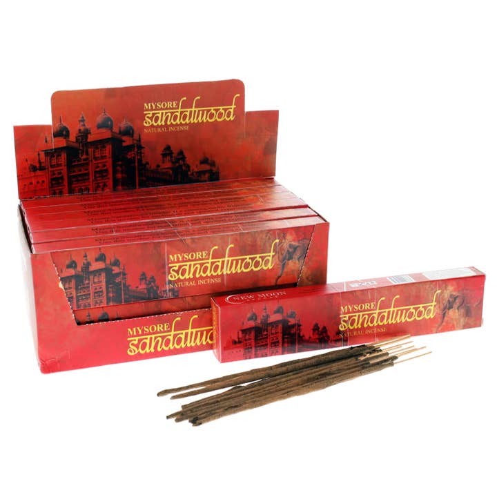 WONDER IMPORTS AUSTRALIA - Wholesale Incense - NEW MOON 15gms - Mysore Sandalwood Incense