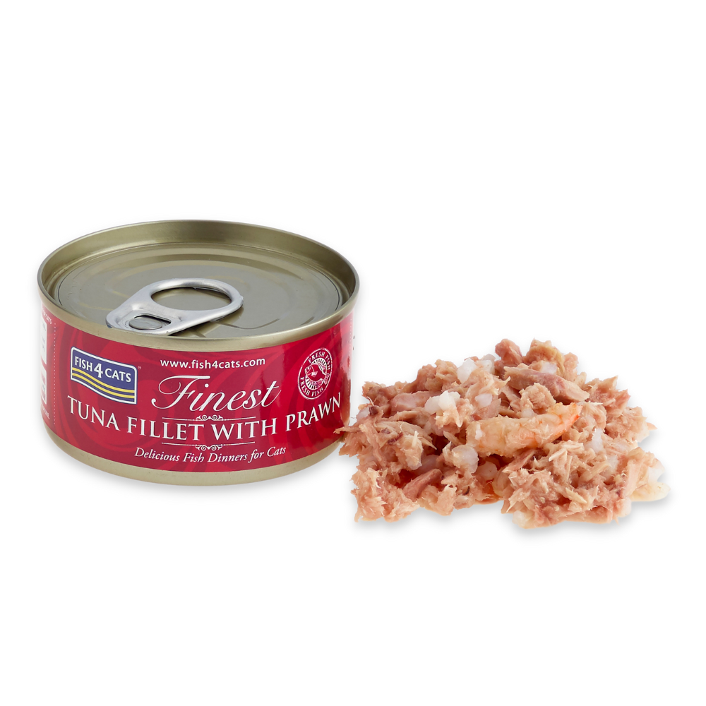 Lucky-Pet Handels- und Produktions GmbH - Wholesale Pet Food - Cat - Fish4Cats Finest tuna fillet with shrimp 70 g2