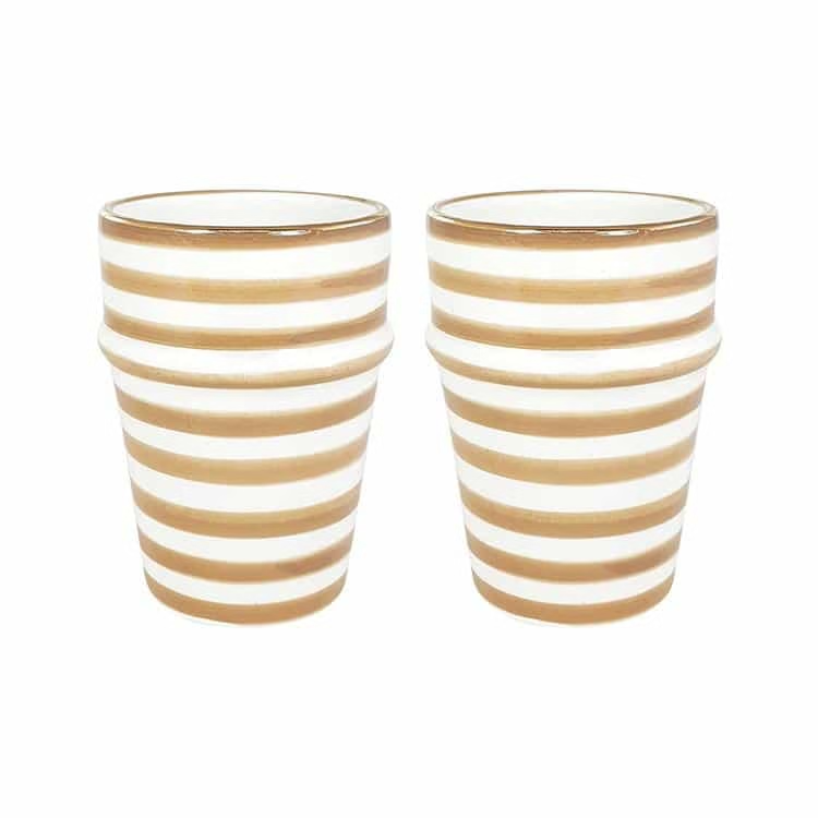 High crafty - Vente Tasse à café/thé - Tasses en céramique marocaine faites à la main avec ornements en or pur11