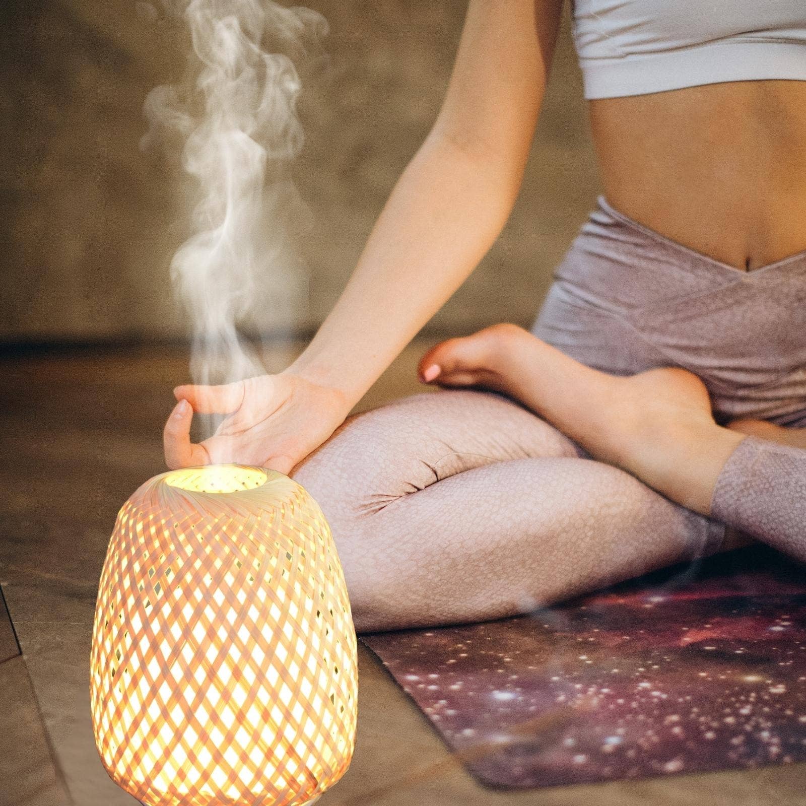 Zen'Arôme - Vente Diffuseur électronique - Diffuseur Huile Essentielle en Bambou Naturel Tressé Olaki12
