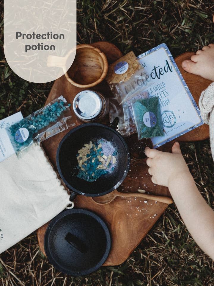 Shield Protect me - PROTECTION Potion Pouch for wholesale by The Little Potion Co