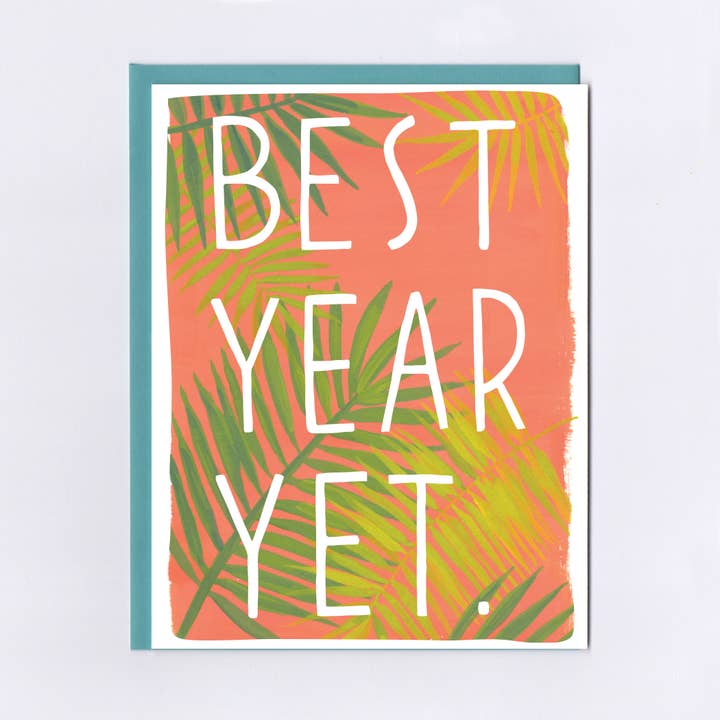 Bedste år endnu lykønskningskort for engroshandel hos The Treasurie