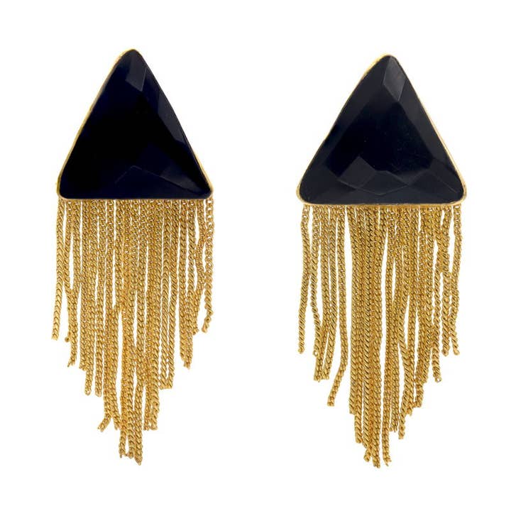 Kew Earrings Limited Edition Black for wholesale by ACUS