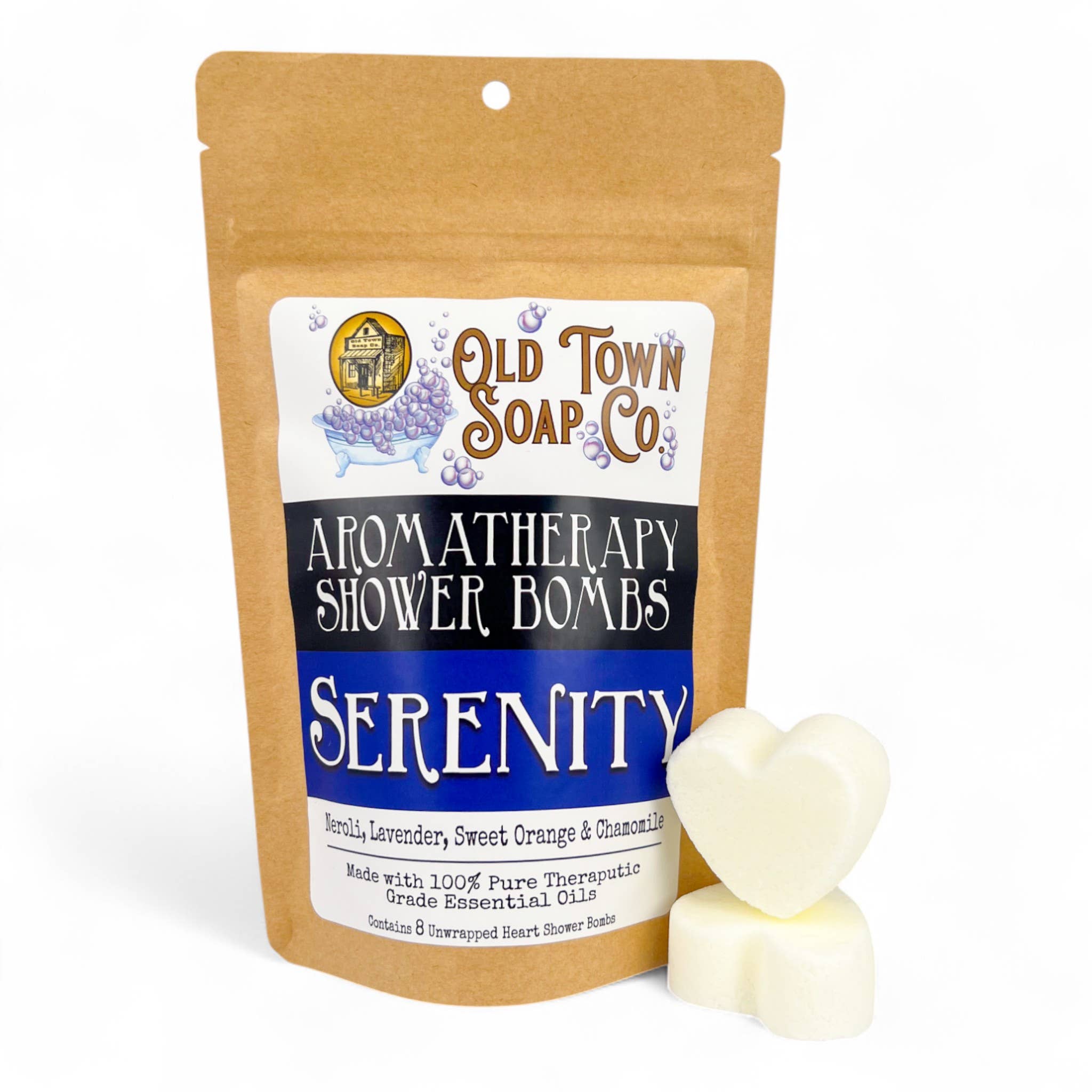 Old Town Soap Co. - Wholesale Shower Steamer/Bomb - Shower Bombs/Steamers -8 Pack -Avail in 12 Blends #1 Seller8