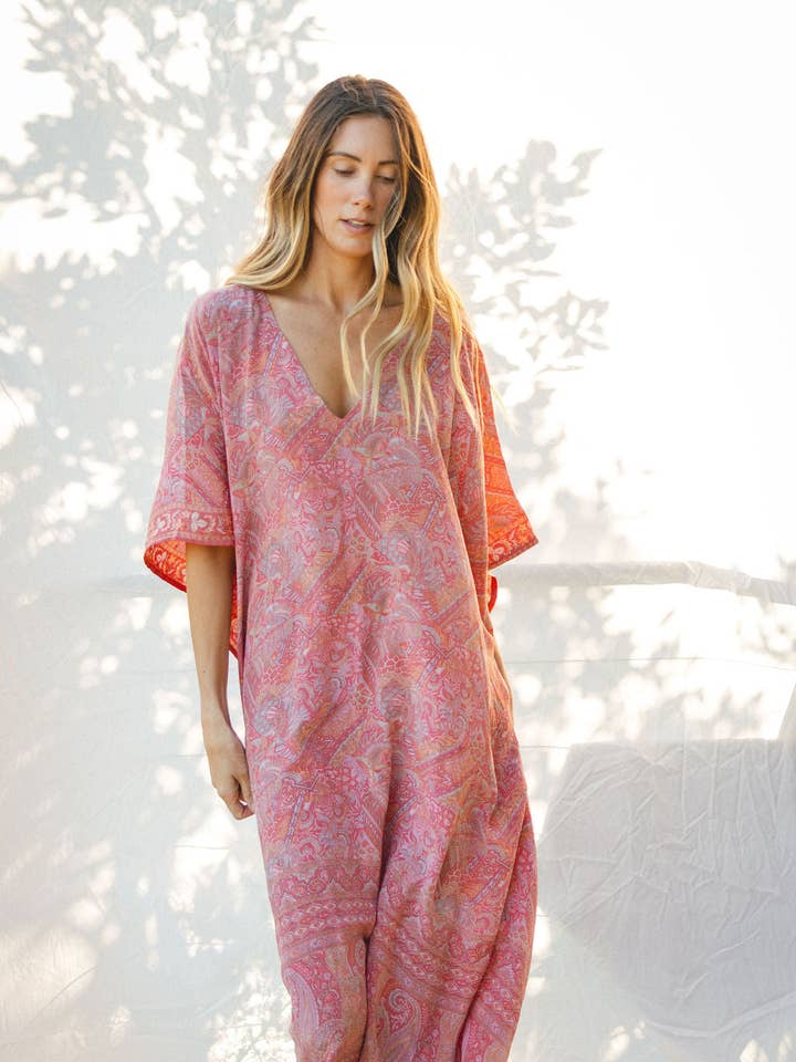 Caftan Comprido - Hollie por atacado de Sun Child