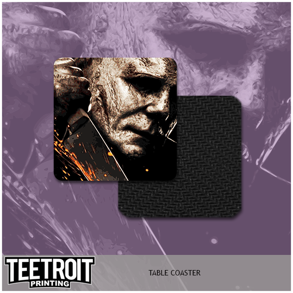 Teetroit Printing LLC - Wholesale Onderzetters - Horror tafelonderzetters per set van 20, zelf designs kiezen17