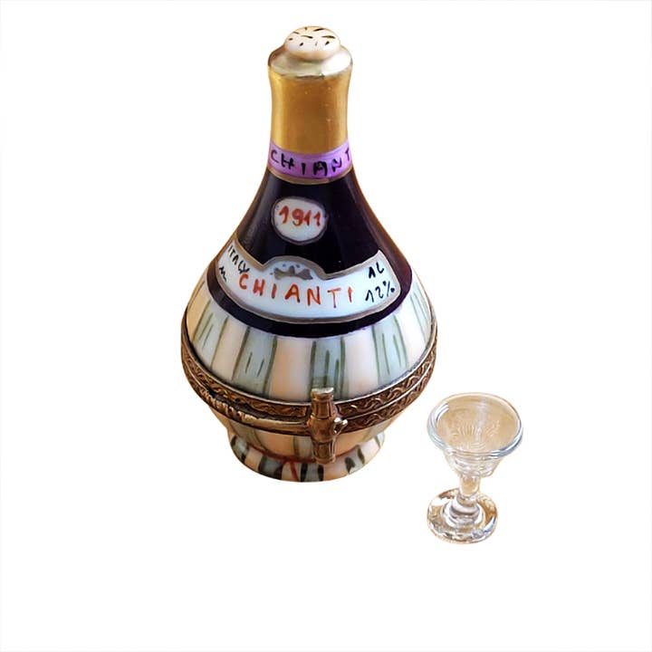 Chianti In Basket With A Removable Wine Glass for wholesale by Rochard