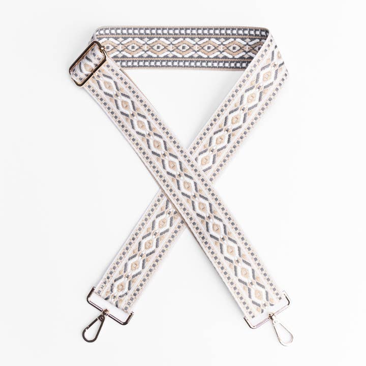 Bag Strap - Ivory / White / Gray (#92345591) for wholesale by a Wink & a Nod