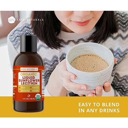 Kate Naturals – Engroshandel Protein-/superfoodpulver – Økologisk solsikkelecithin væske