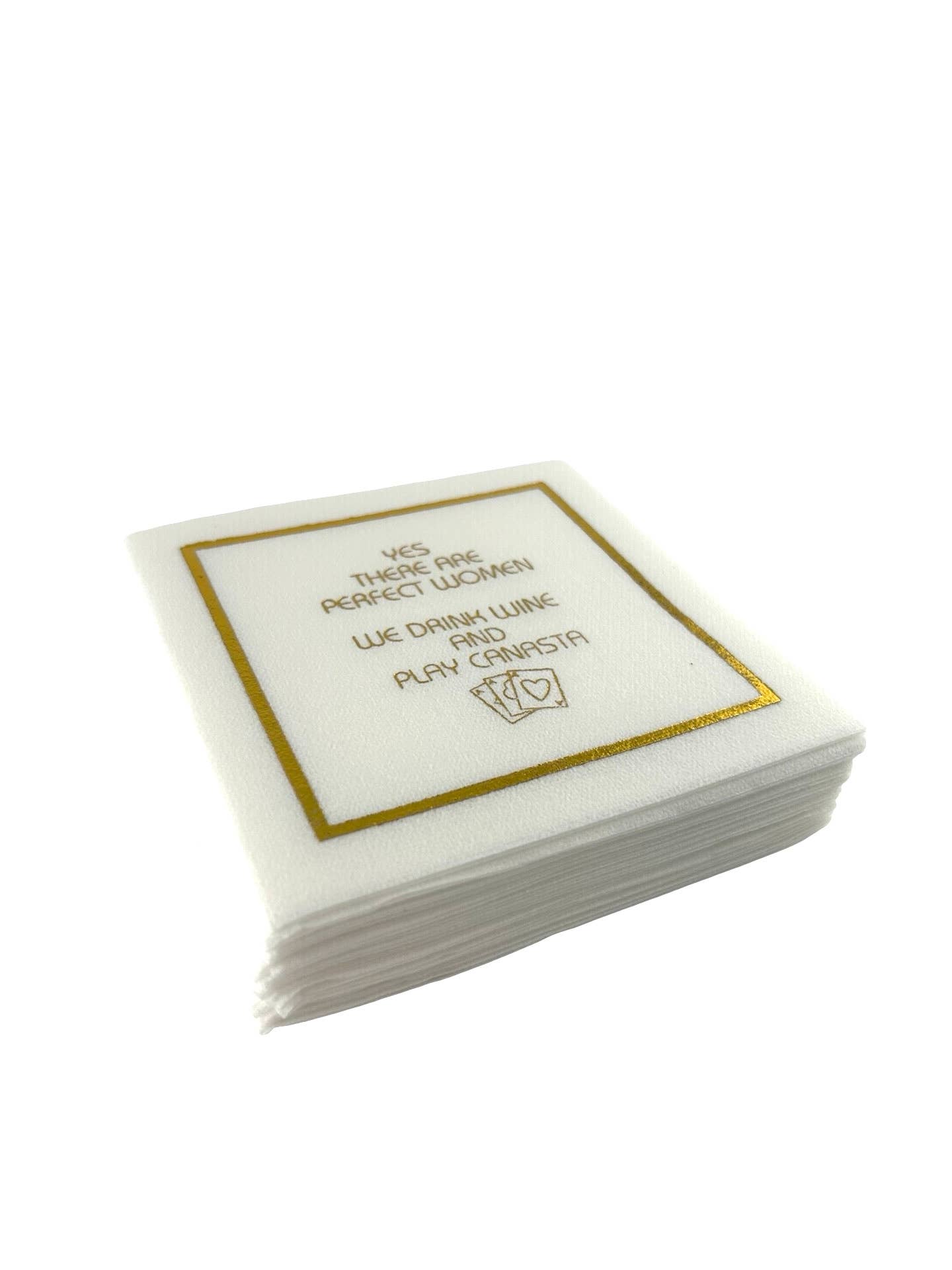 Maven Home - Wholesale Disposable Napkin - Linen-Feel Cocktail Napkins, Perfect Women Canasta4