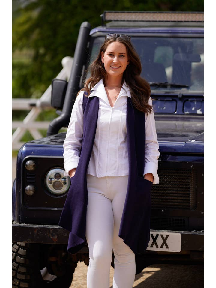 Ella and Cherry – wholesale Cardigan – Women’s – Skylar Sleeveless Cardigan1