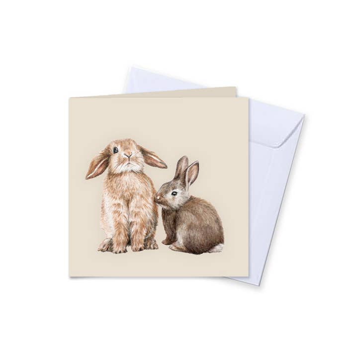 Biglietto Feeling Fluffy - 10 x 10 cm per la vendita all'ingrosso da parte di Oh Bear Studio