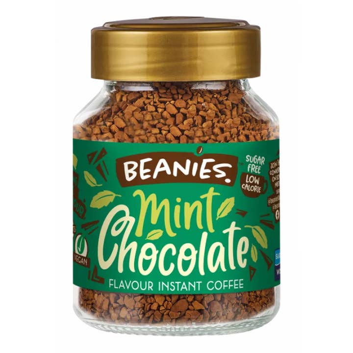 Beanies The Flavour Co. Ltd - Wholesale Instant Coffee/Espresso - Beanies 50g Mint Chocolate Instant Flavoured Coffee1