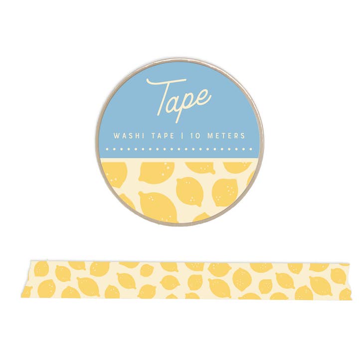 Washi-tejp med citronmönster för wholesale av Ruff House Print Shop