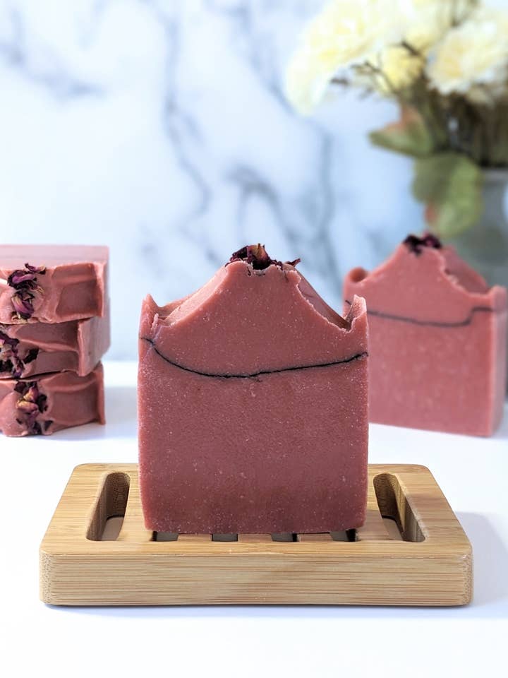 Pink Lady Cold Process Soap for wholesale by H & L Natural Soap