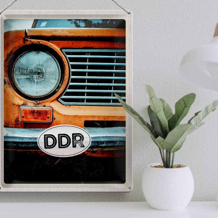 Femer - Wholesale Sign - DDR Car Nostalgia Travel Tin Sign 30x40cm2