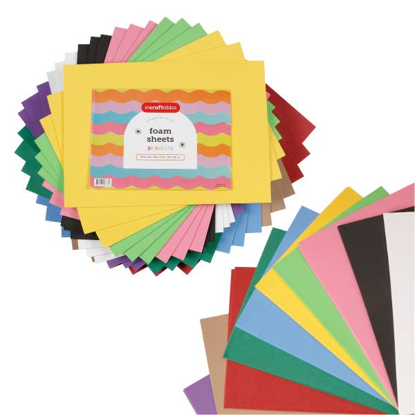 Incraftables EVA Craft Foam Sheets – 30pcs for wholesale by Incraftables