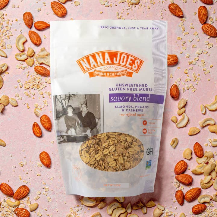 Unsweetened Savory Blend for wholesale by Nana Joes Granola