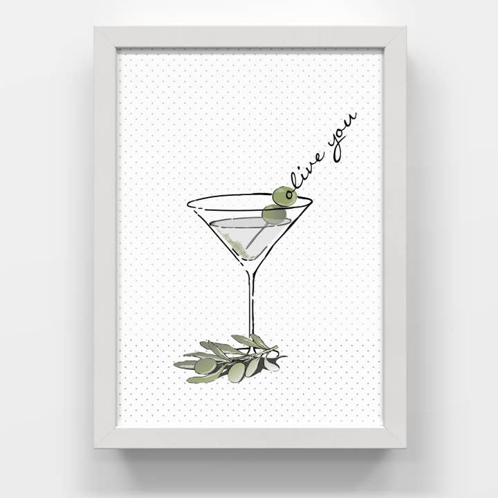 Olive You Art Print for wholesale by Namoh