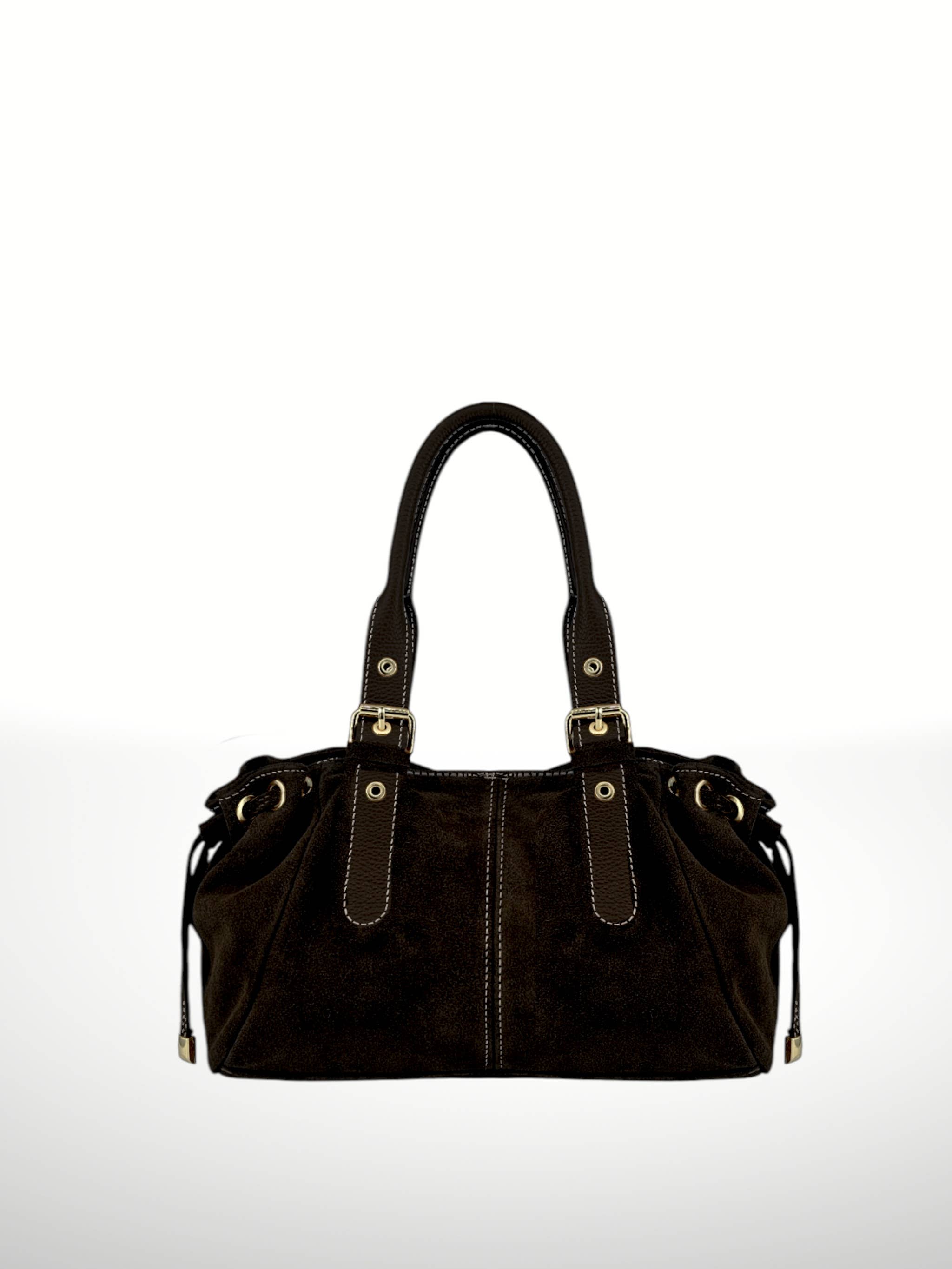 ITALIAN'S LEATHER - Wholesale Shoulder Bag - Women's - Gionatan Suede Leather Bag 2509333