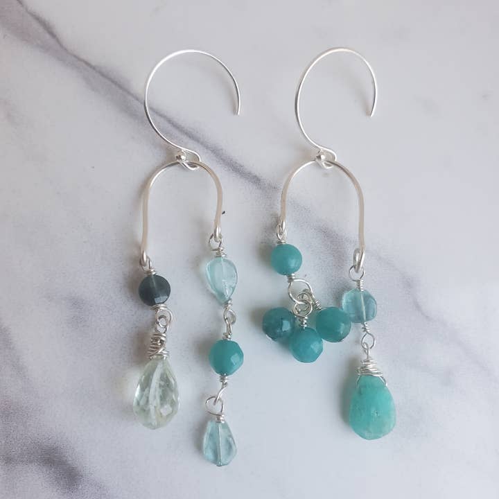 Asymmetry Gemstone Dangles for wholesale by Agape Gems
