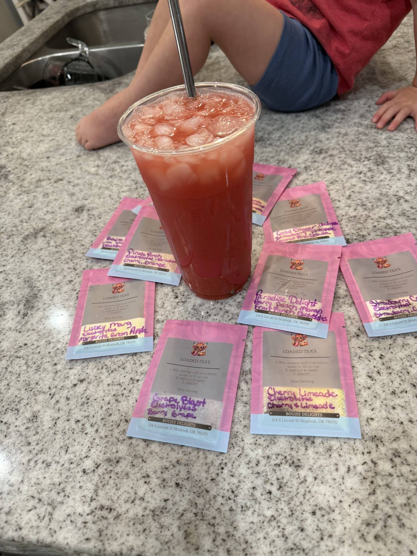 Boujee Delights - Wholesale Drink Mix - Bulk Loaded Tea Bundle - 50 total teas4