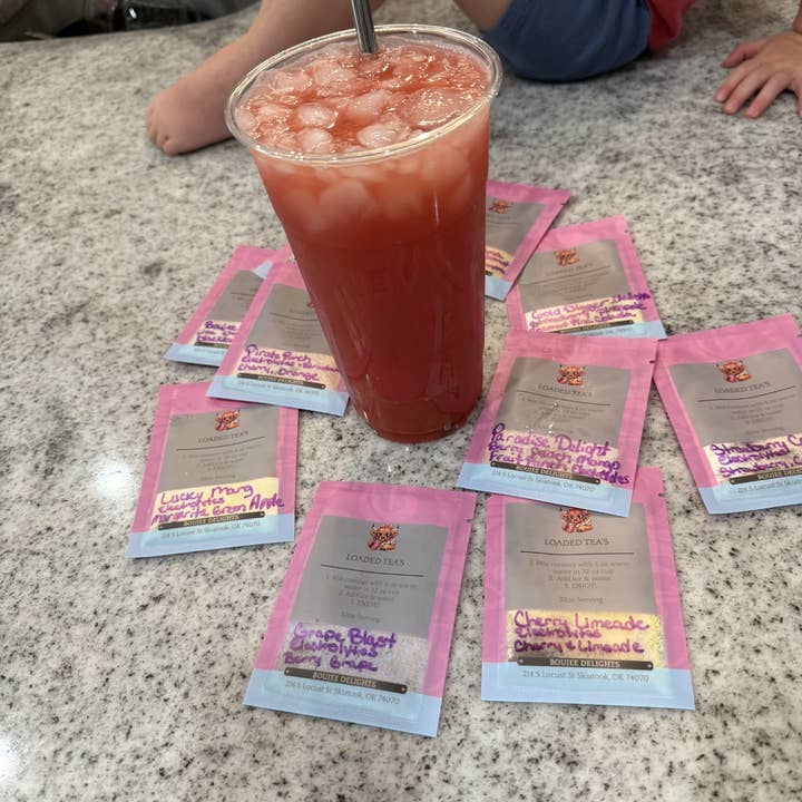 Boujee Delights - Wholesale Drink Mix - Bulk Loaded Tea Bundle - 50 total teas4