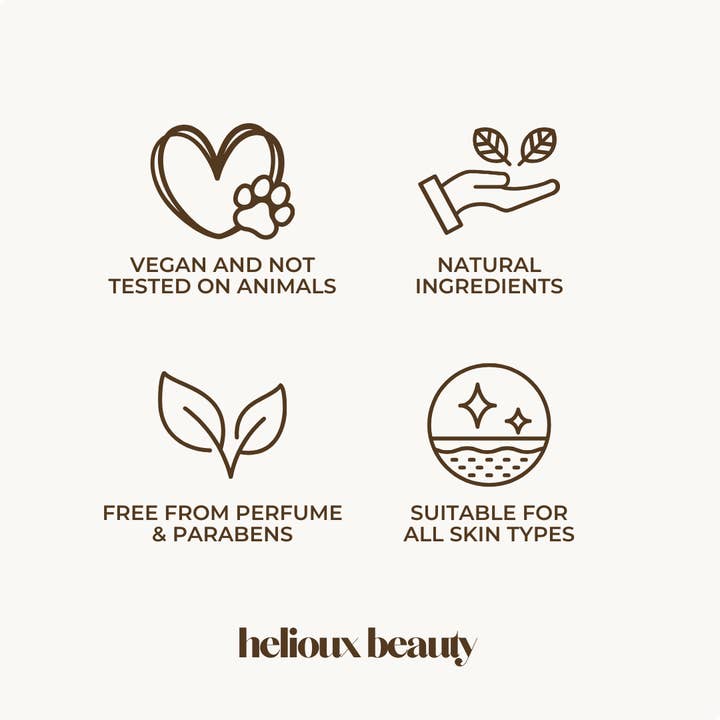 HELIOUX BEAUTY - Vendita all'ingrosso Autoabbronzanti - Mousse Autobronzante Trasparente | Clear Glow Dark4