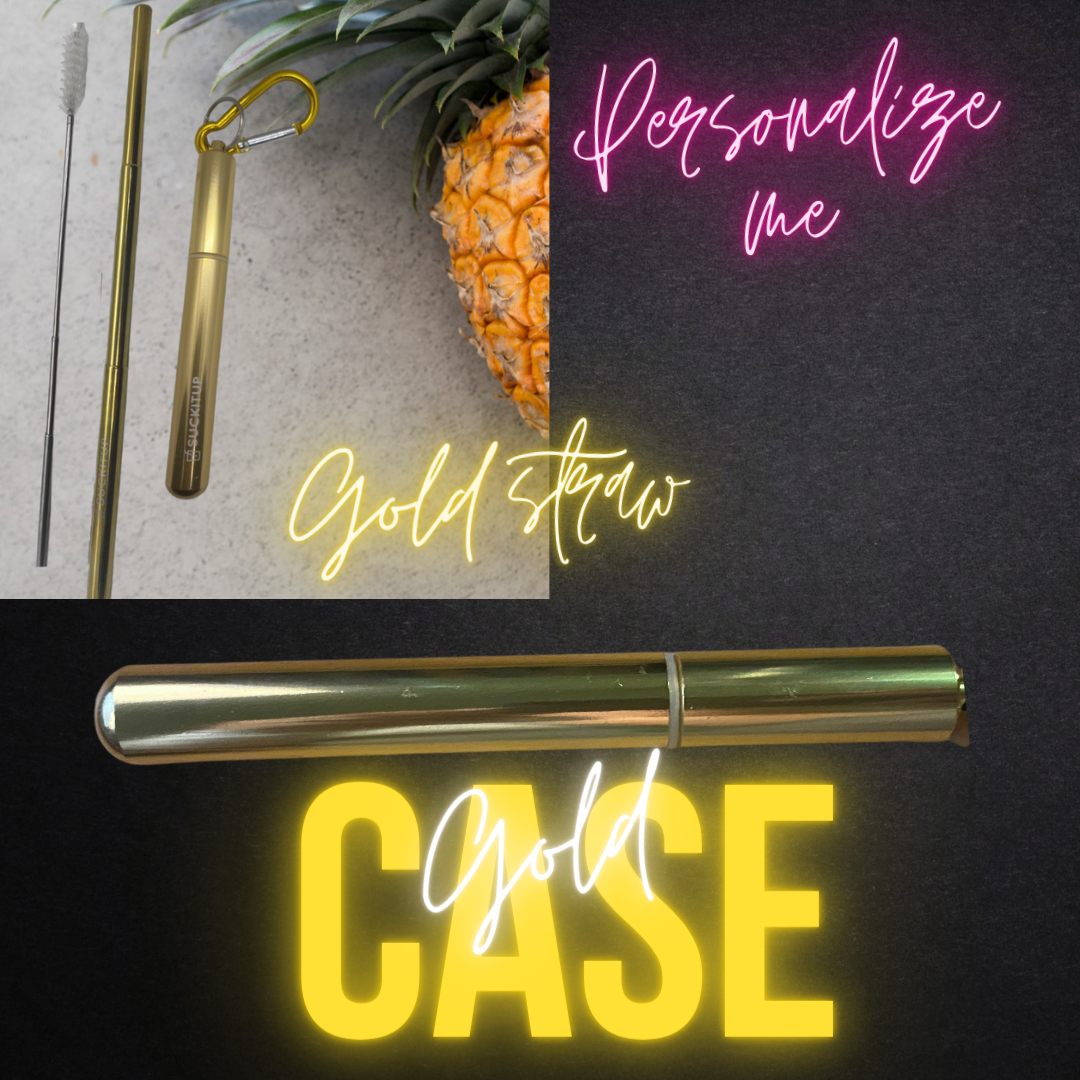 Suck It Up Straws - Vente Paille - Pailles métalliques télescopiques avec étui pour porte-clés et brosse de nettoyage29