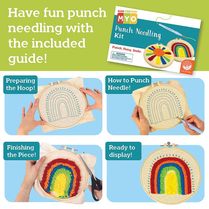 MindWare & Peaceable Kingdom - Wholesale DIY Craft Kit - Myo Punch Needling