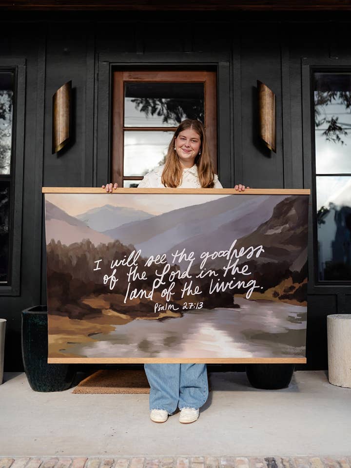 Grande Tela: Verei a bondade de Deus por atacado de Jenessa Wait