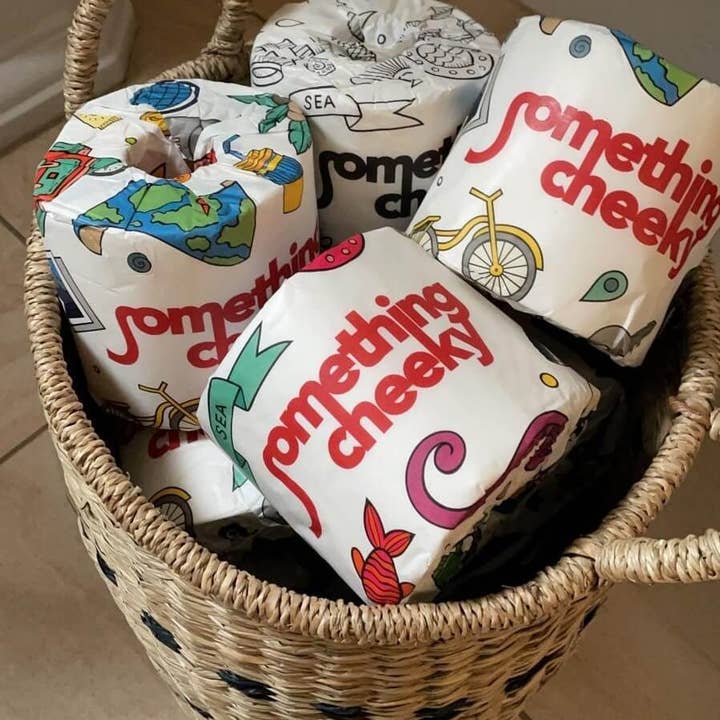 Something Co - Wholesale Wc-papier - Something Cheeky 100% bamboe toiletpapier - doos met 24 rollen1